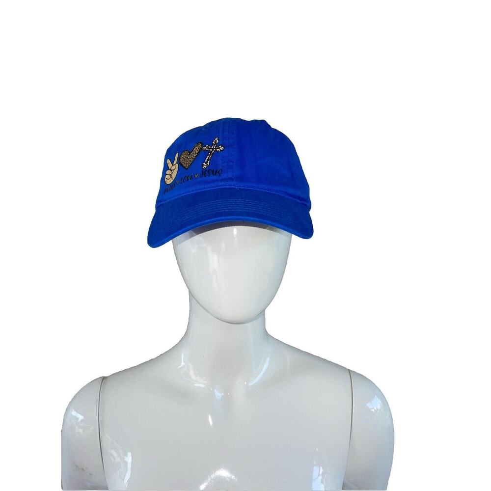 Christianity | “Peace Love Jesus“ Vinyl Hat